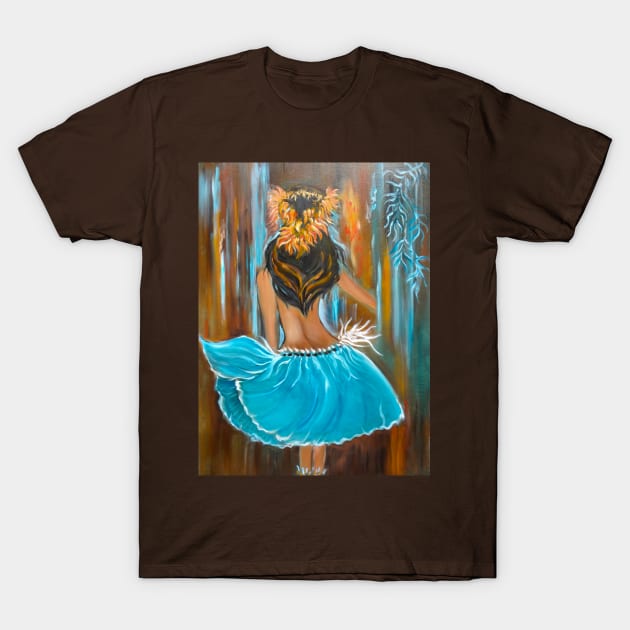 Swirling Twirling Hula Hips T-Shirt by jennyleeandjim